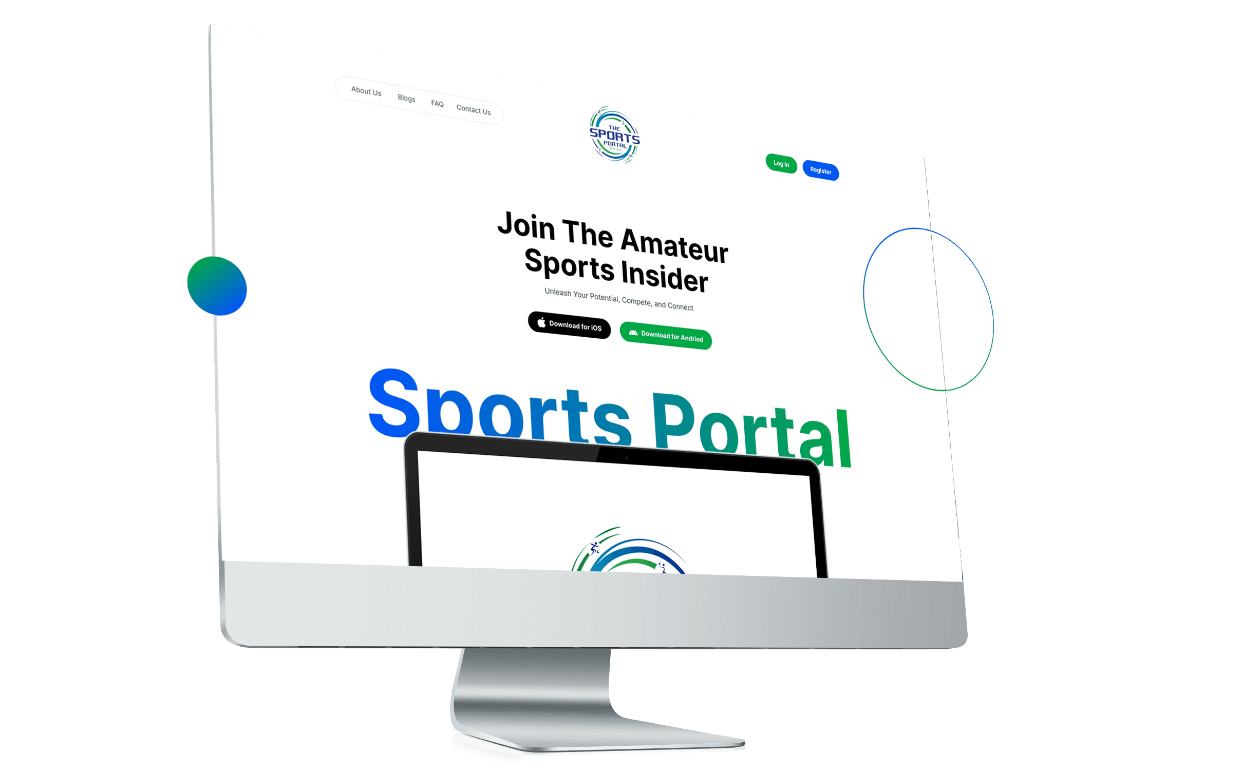 Preview of The Sports Portal project